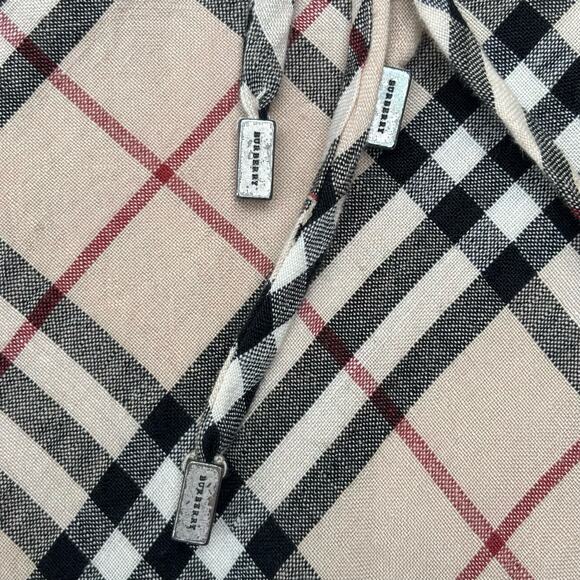 Burberry London Linen Skirt US Size 6 UK Size 8 Lined Tartan - Picture 8 of 10